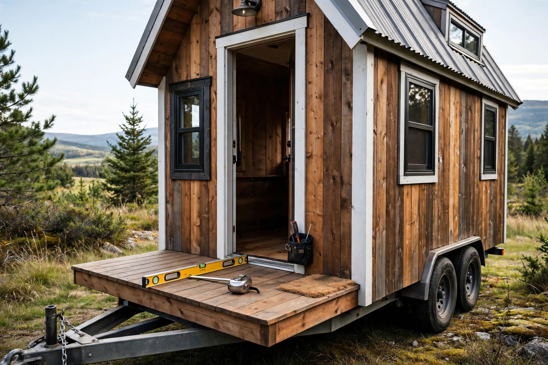 flooring weight calculator: tiny house floor checked before a road move