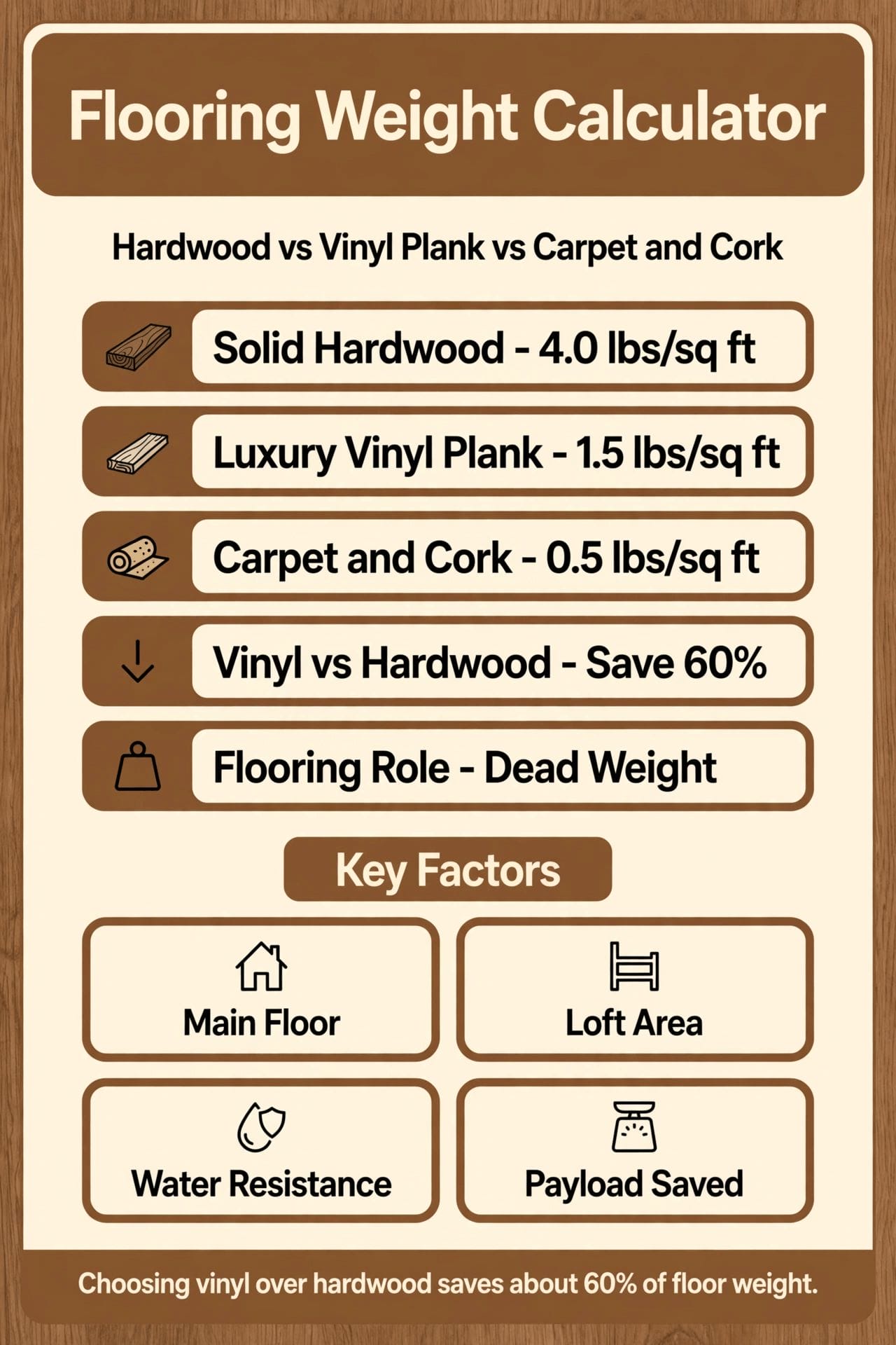 flooring weight calculator