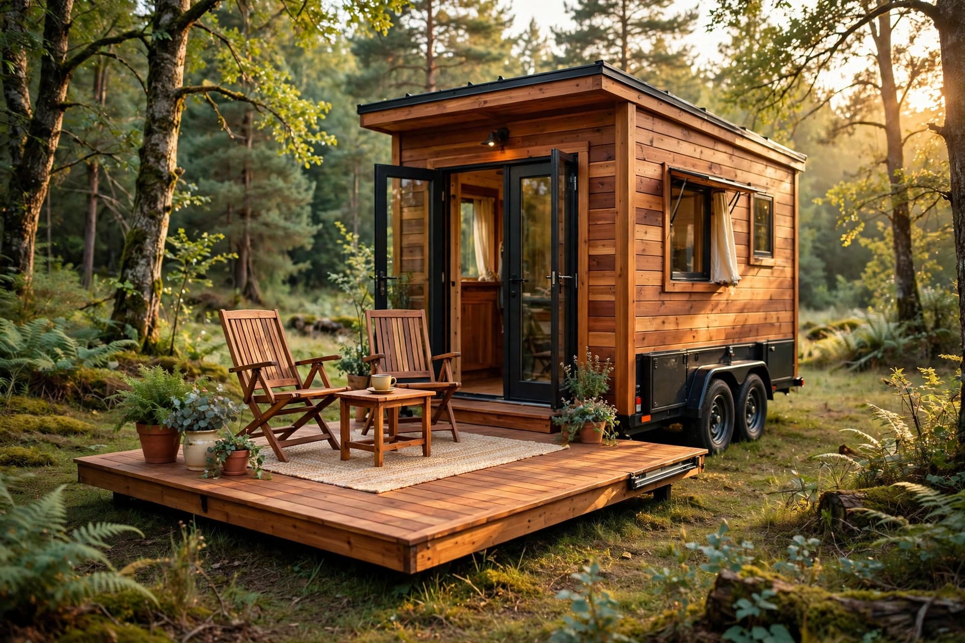 foldable outdoor deck