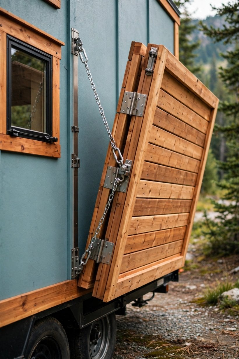 foldable outdoor deck