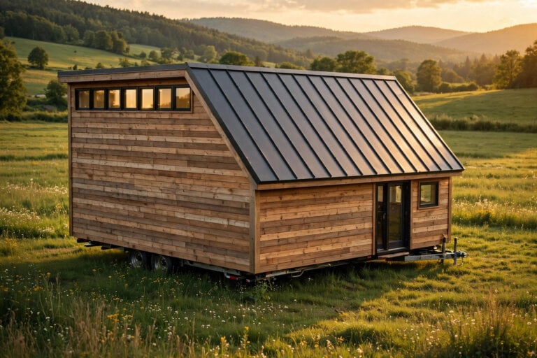 How to Frame a Shed Roof Tiny House: Single-Slope Design and Drainage shed roof tiny house framing