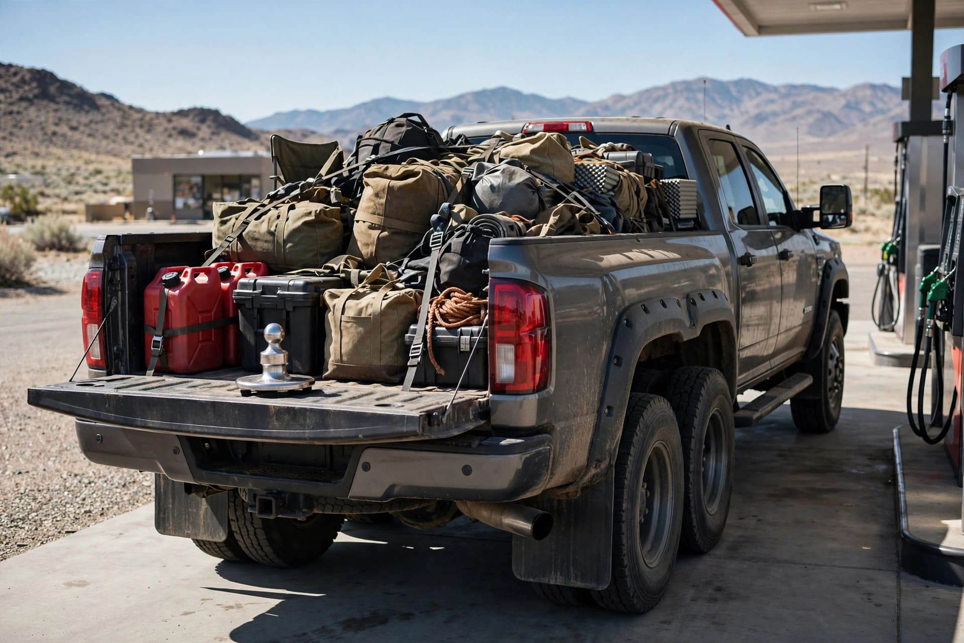 gooseneck vs bumper pull weight analyzer: dually truck bed and gear eating into payload