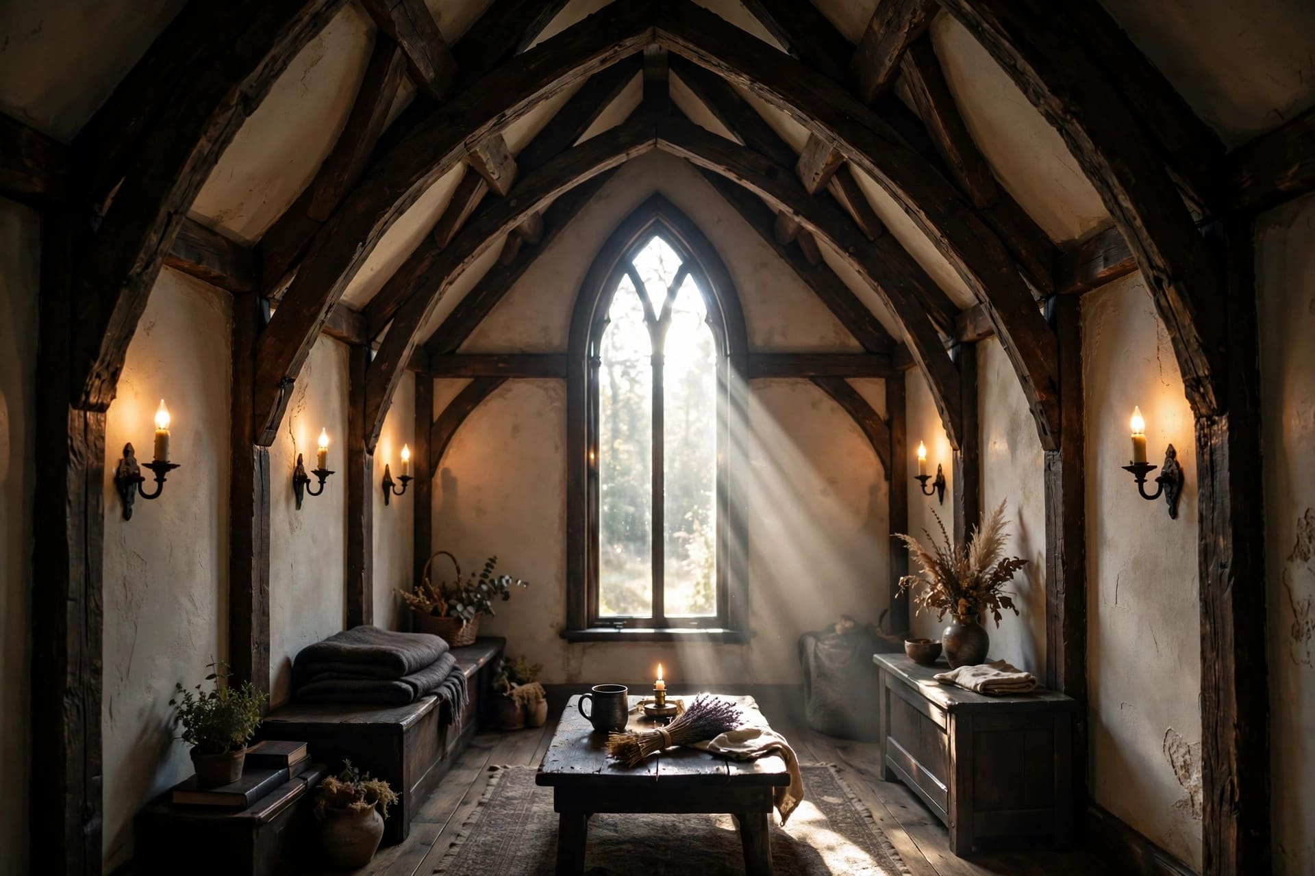 gothic-style tiny house layouts