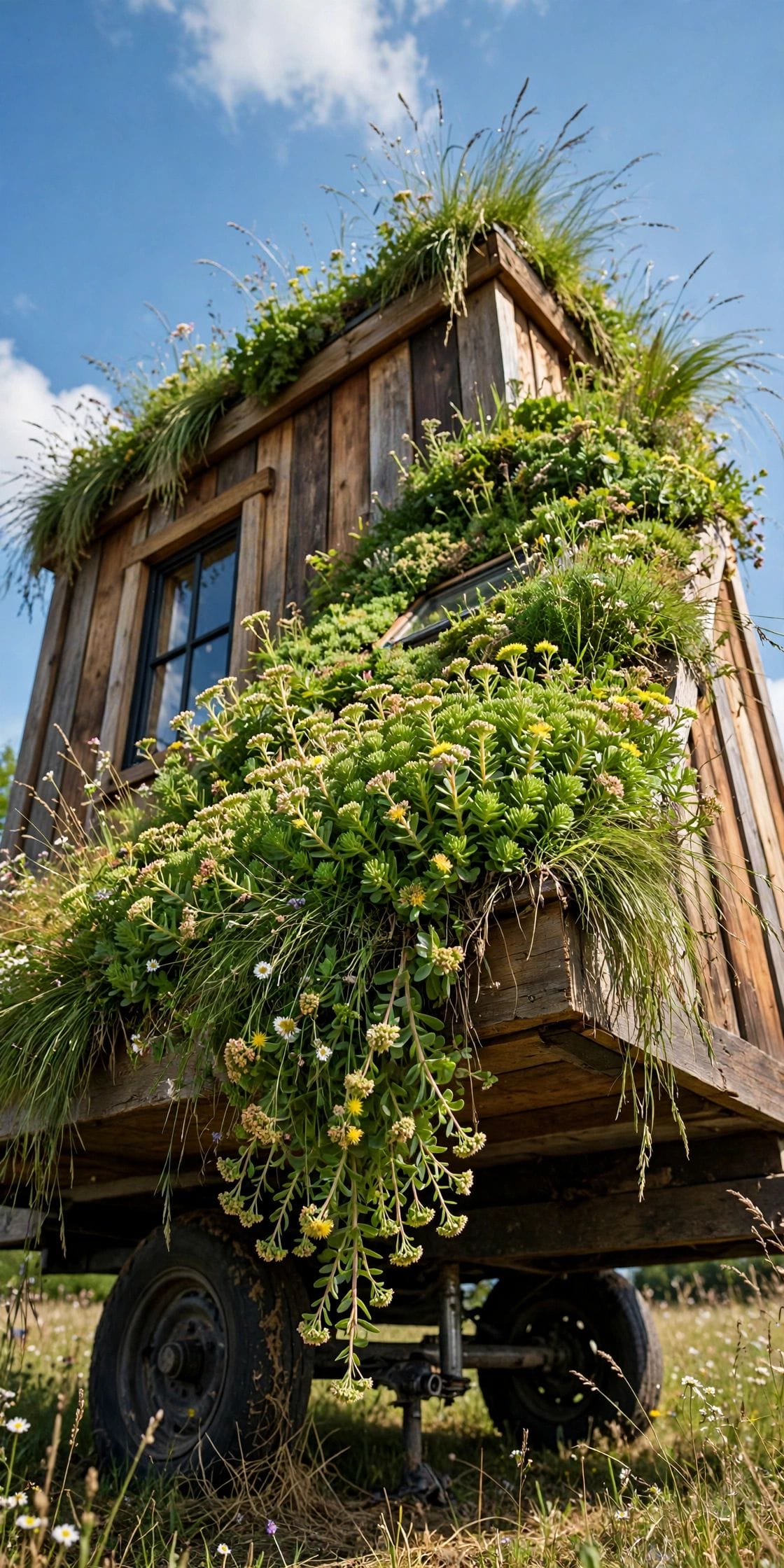 green roofs on tiny houses