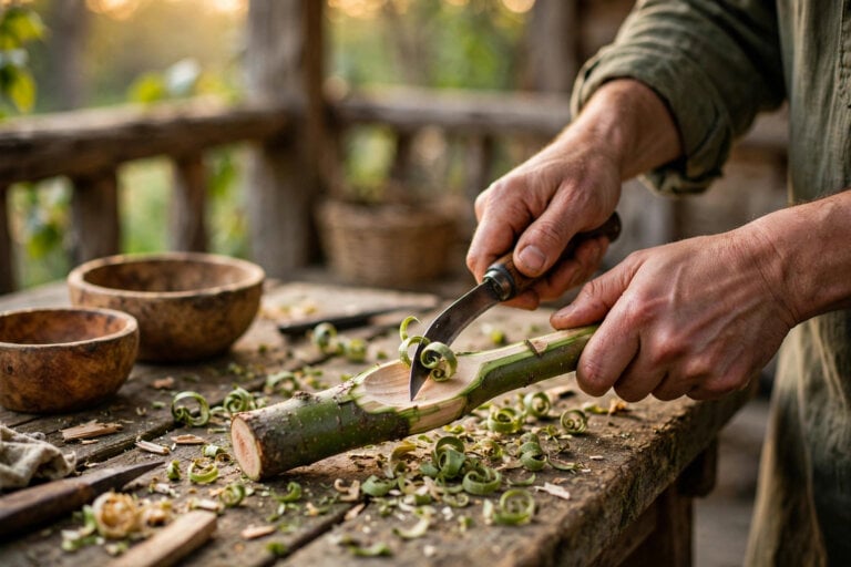 Green-Wood Bowls and Spoons: Beginner Woodcarving with Fresh Logs Green-Wood Bowls and Spoons