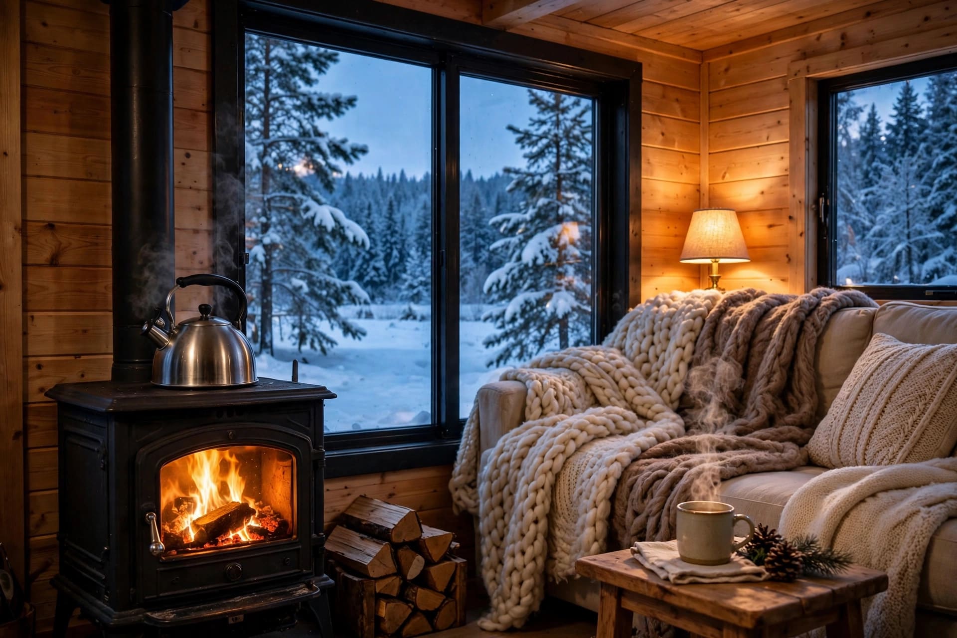 heating a tiny home in winter