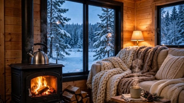 heating a tiny home in winter