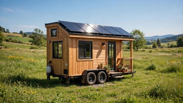 how much solar power does a tiny house need