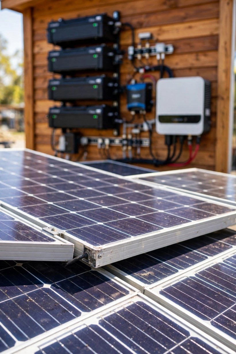 how much solar power does a tiny house need
