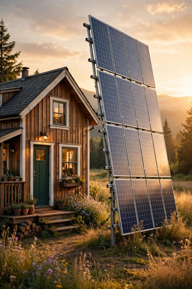 how much solar power does a tiny house need