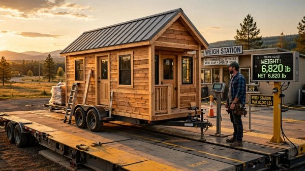 how to calculate the weight of a tiny house