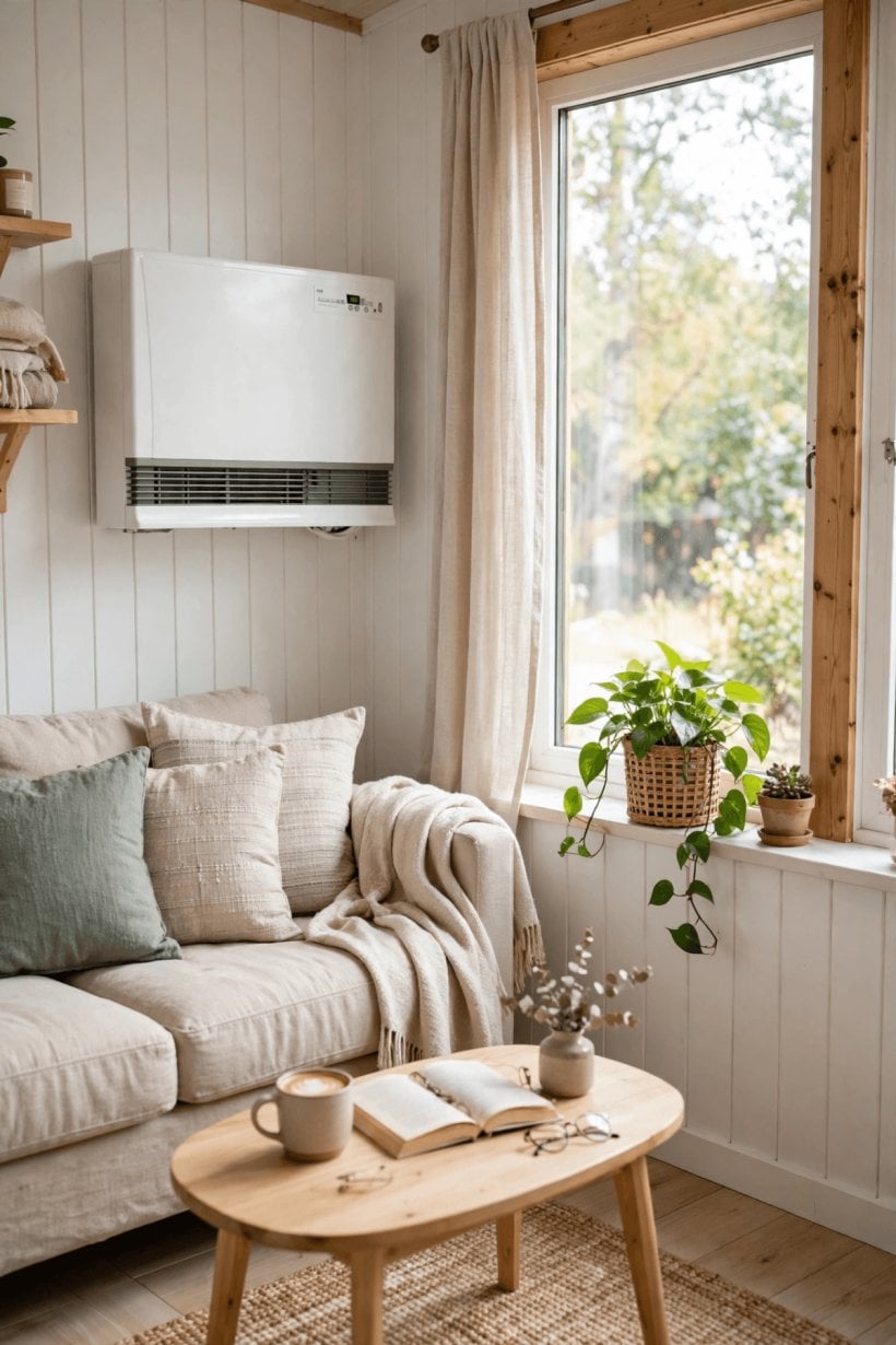 how to heat a tiny house