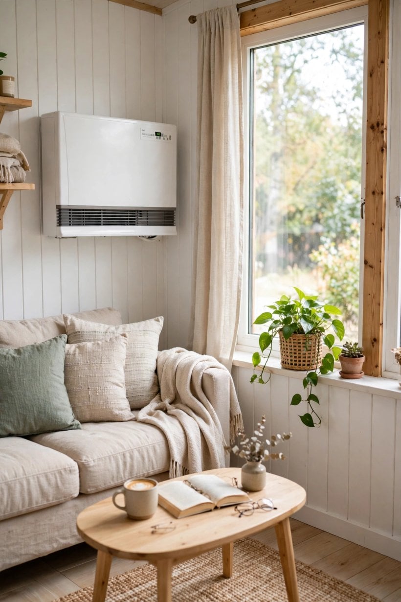 how to heat a tiny house