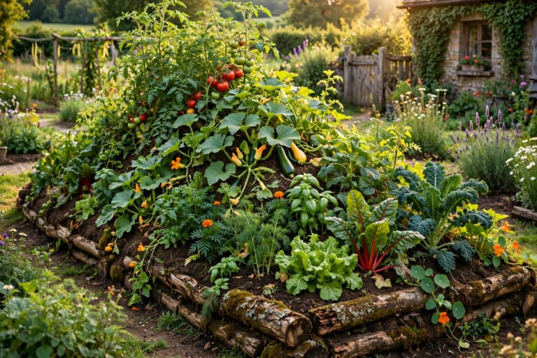Hugelkultur Raised Bed