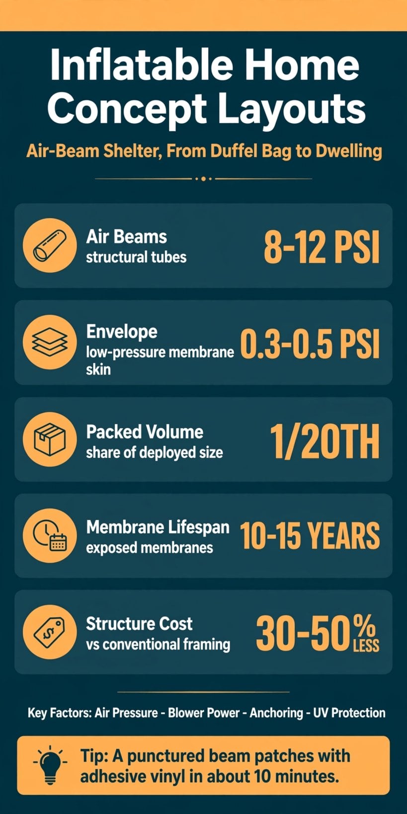 inflatable home concept layouts