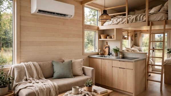 how to install a mini-split in a tiny house