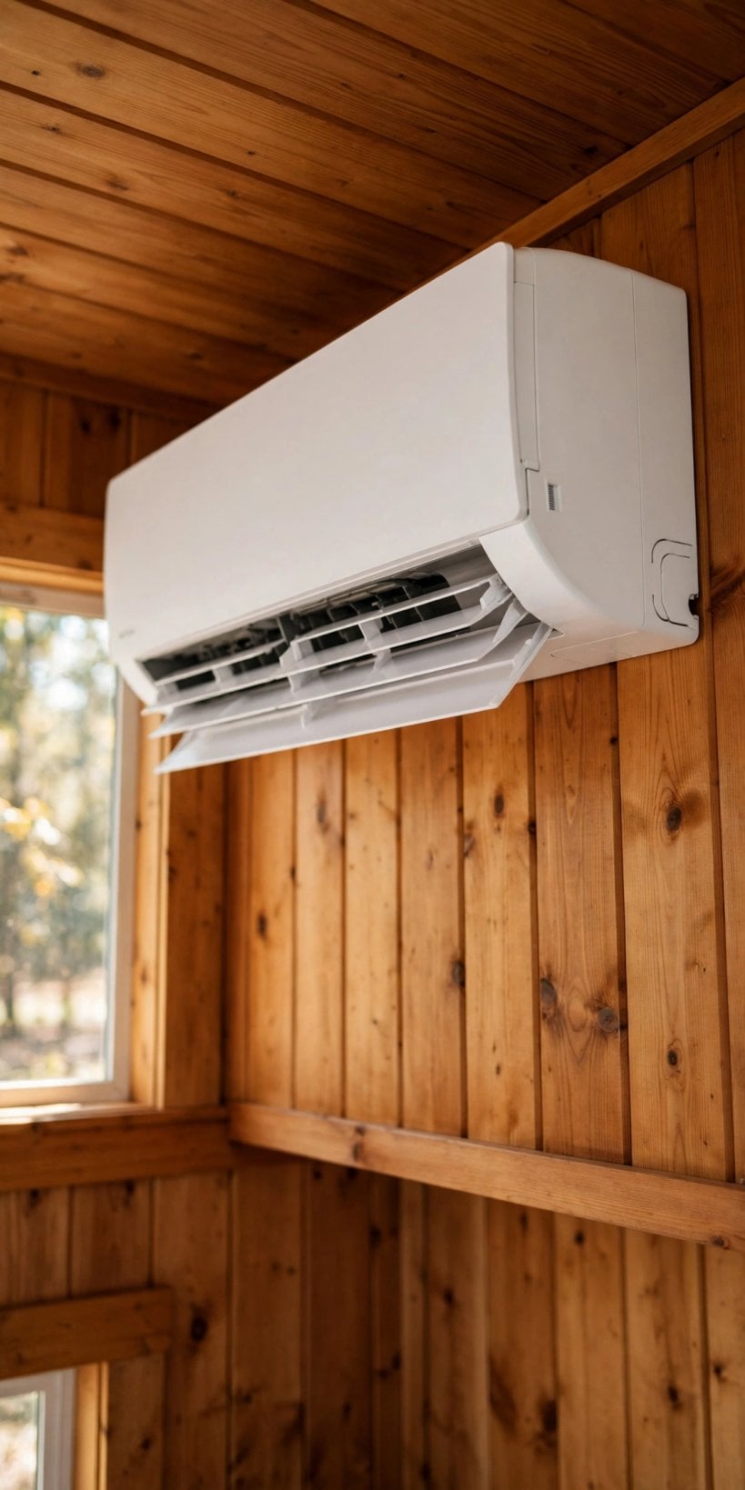 how to install a mini-split in a tiny house