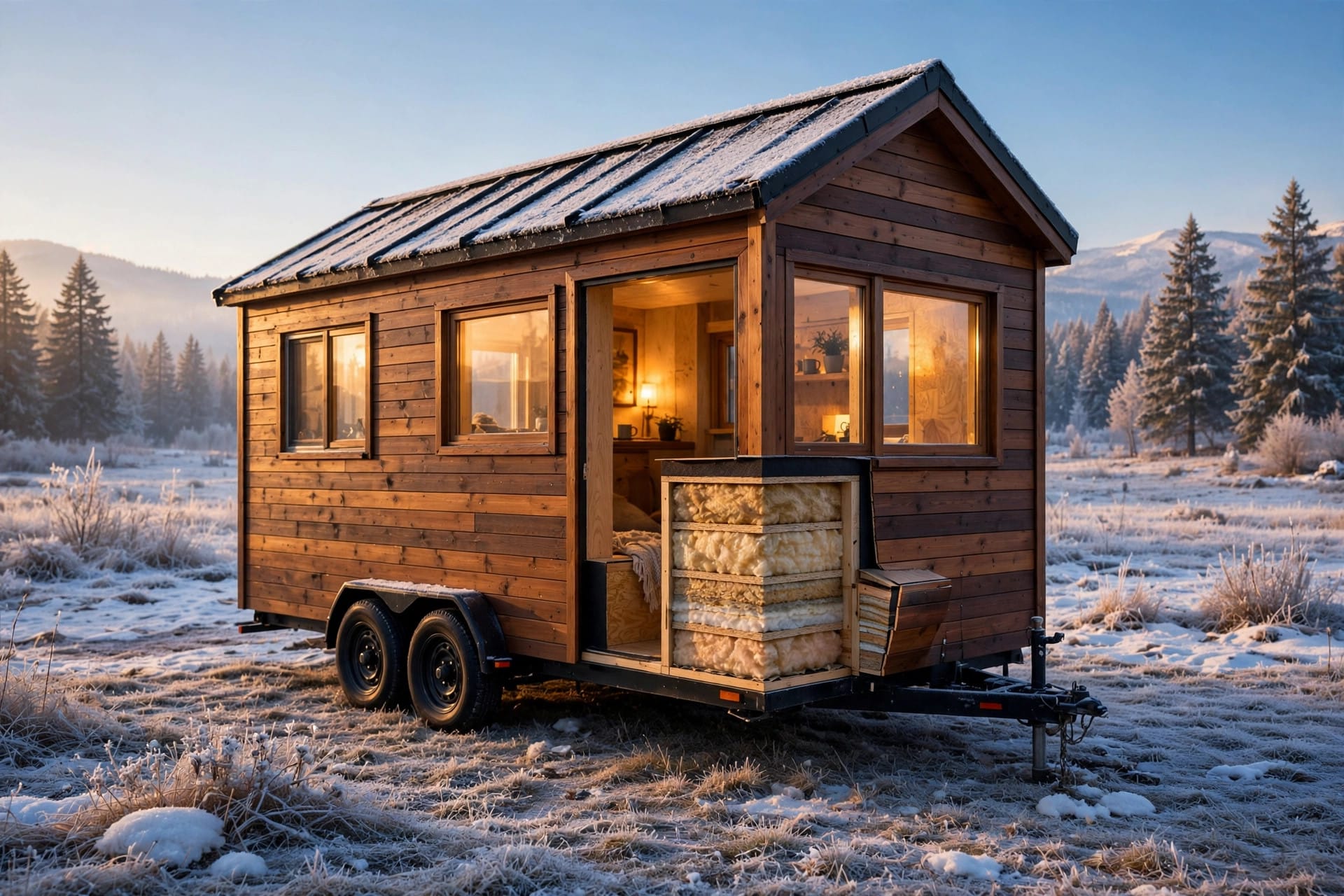 how to insulate a tiny house