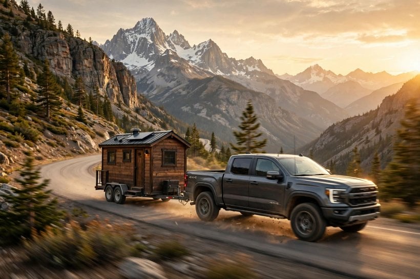 insulation strategy analyzer: a tiny house on a trailer crossing mountain roads
