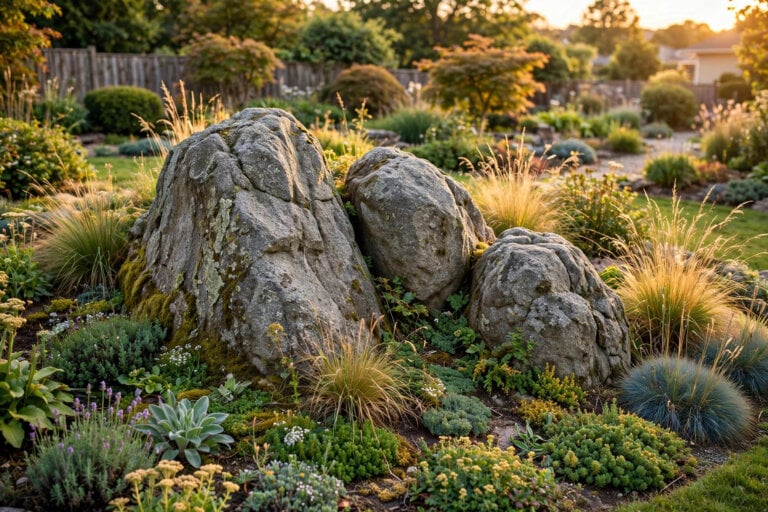Laying Out Big Landscape Rocks: Placement Techniques for Natural-Looking Boulders Laying Out Big Landscape Rocks