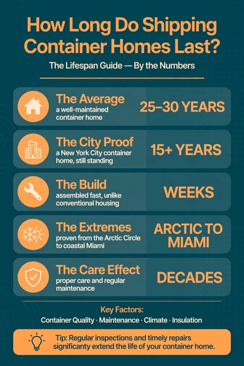 how long do container homes last