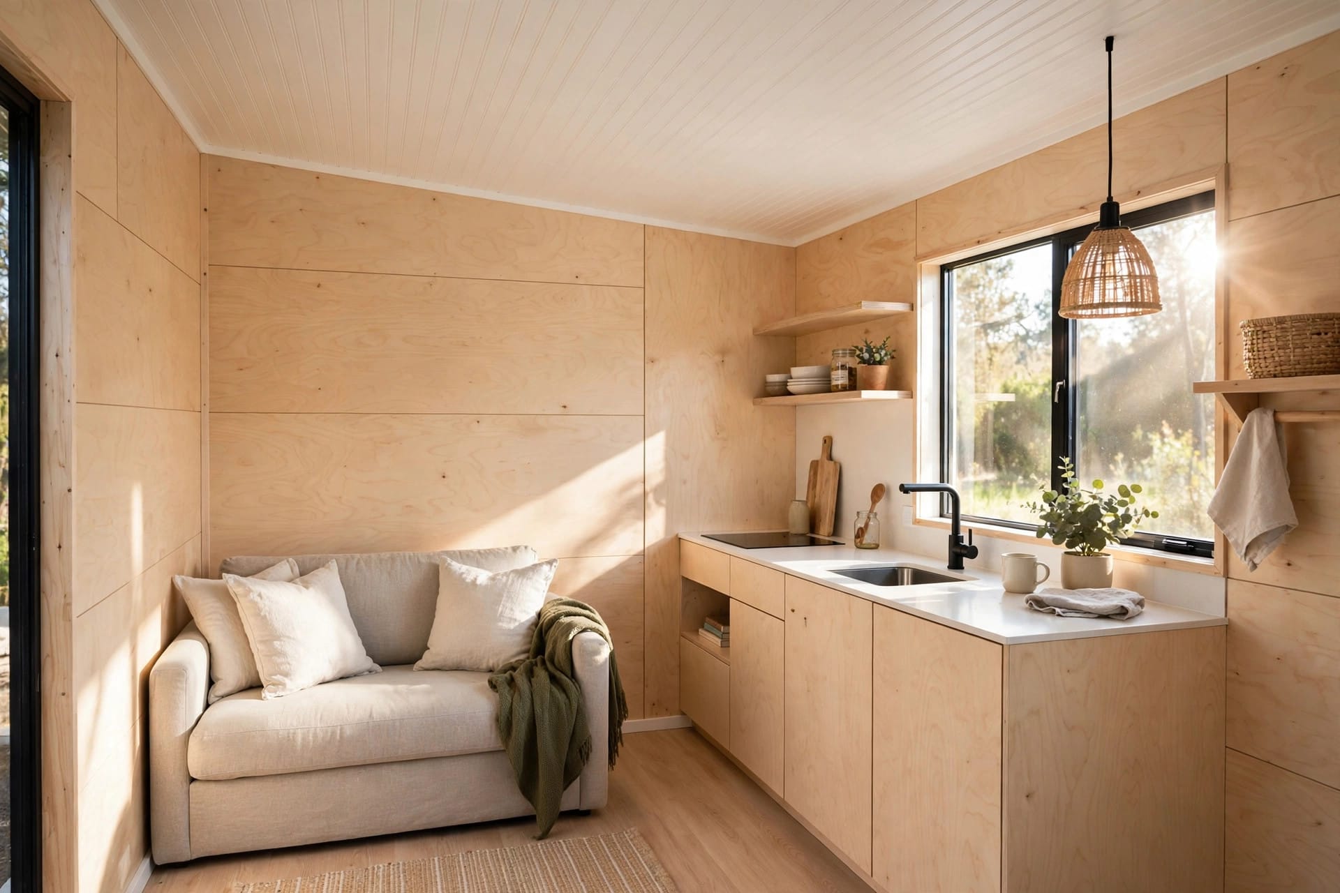 Lightweight Interior Wall Finishes for Tiny Houses