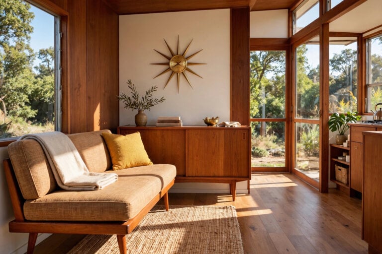 Mid-century Modern Interior Design Ideas for Tiny Houses mid-century modern