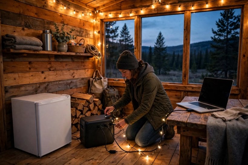 Off-Grid Power Stations: sizing a station and array to a tiny house's real daily load