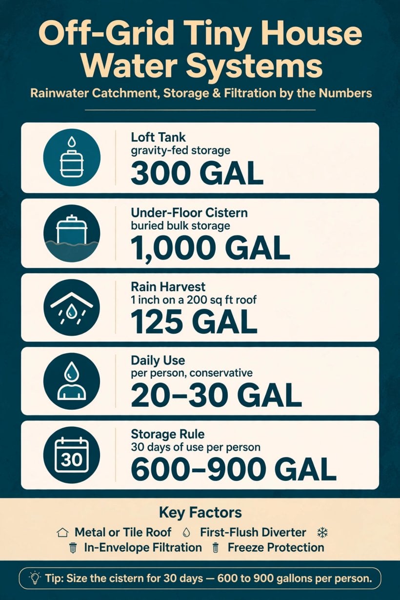 off-grid tiny house water systems