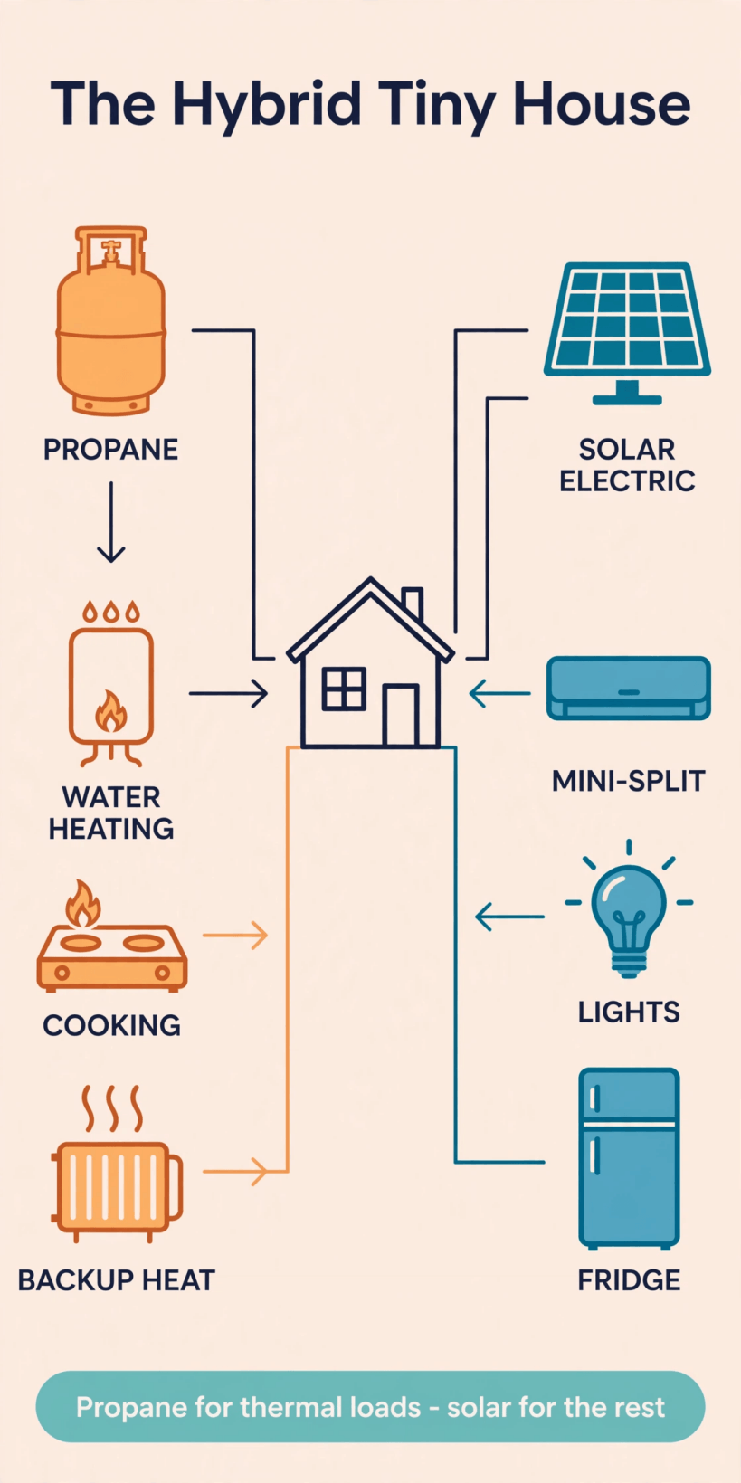 Propane vs Electric in Tiny Houses