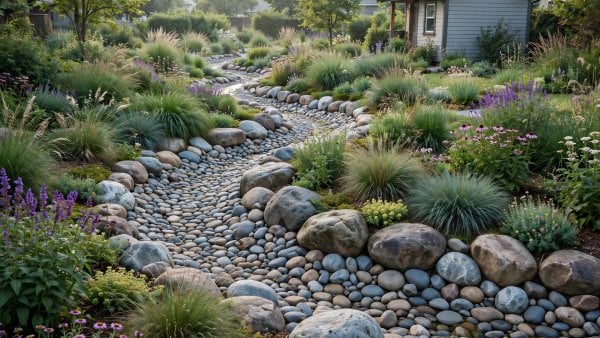 River Rock Dry Creek Bed