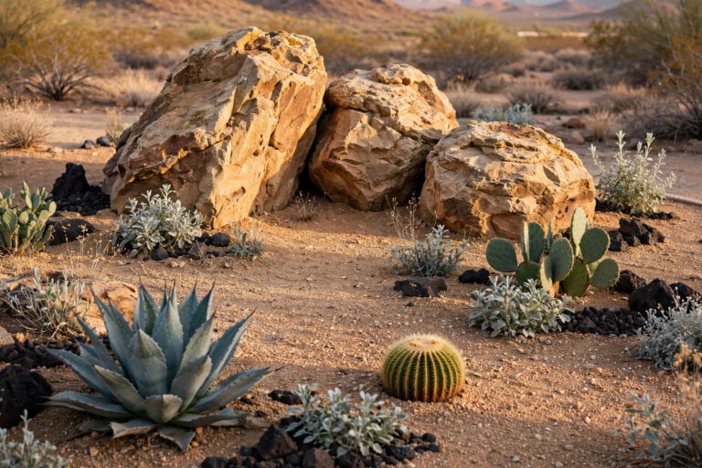 Rock and Succulent Garden: Designing Drought-Proof Desert-Inspired Landscapes Rock and Succulent Garden