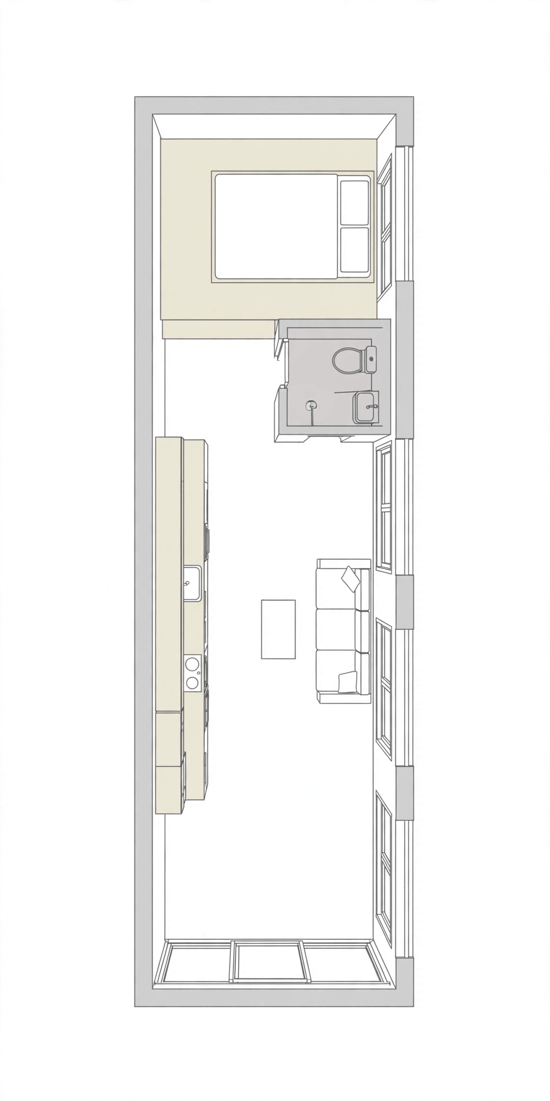 Scandinavian tiny house floor plans