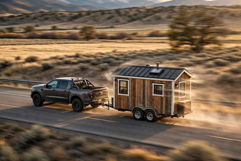 how to seal tiny house sill plates: a sealed tiny house holding together at highway speed