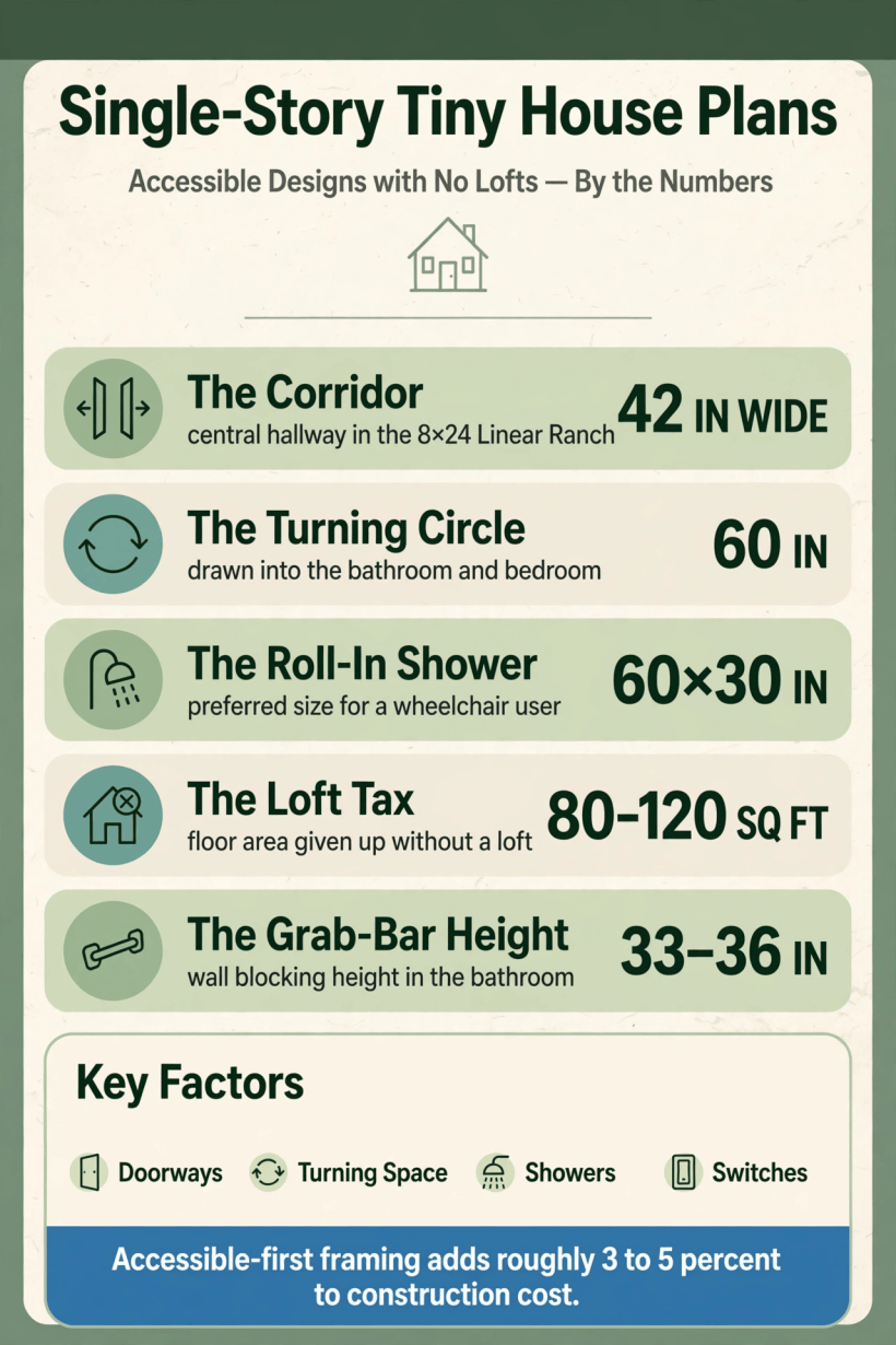 single-story tiny house plans