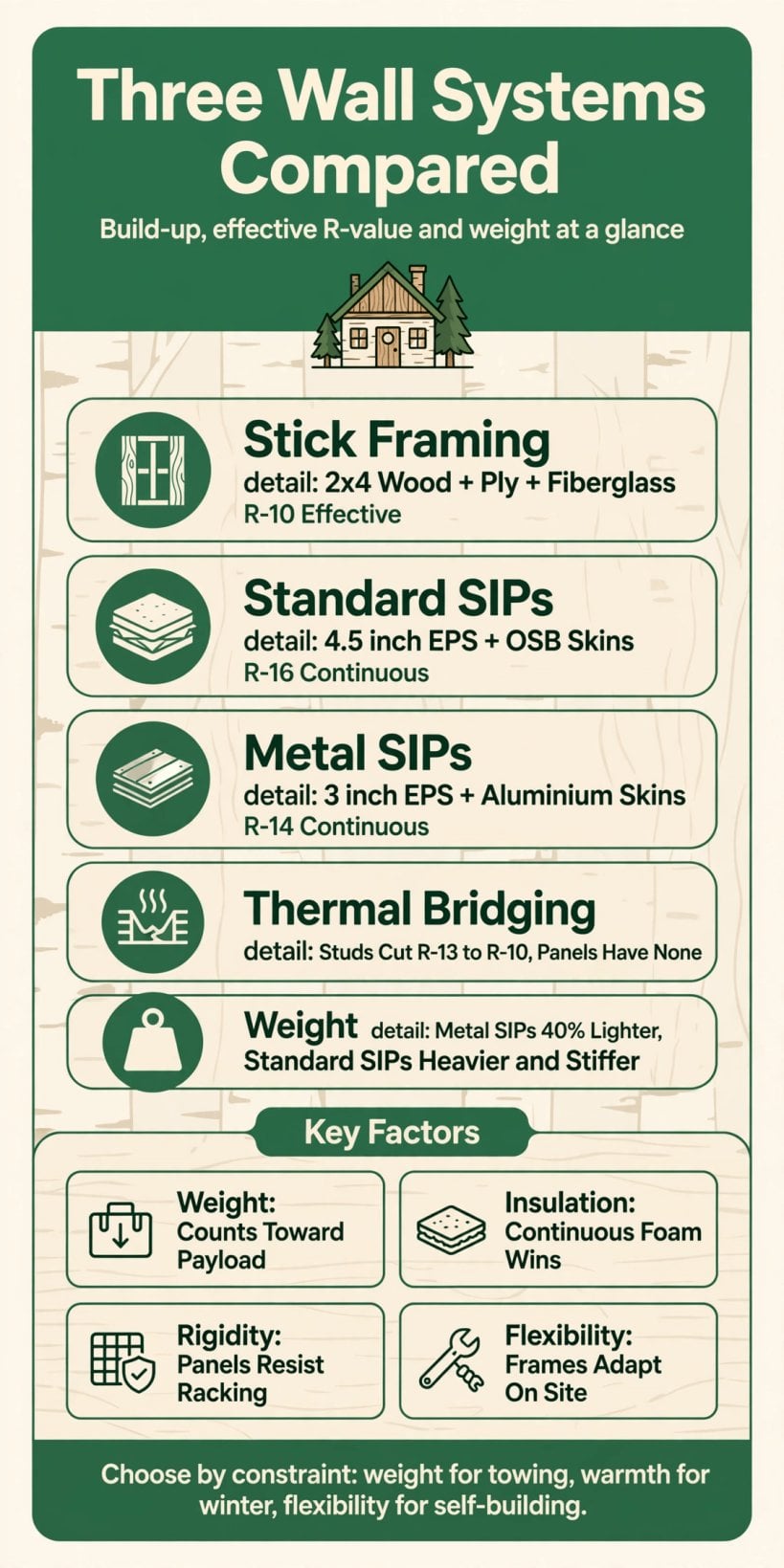 SIPs vs stick framing