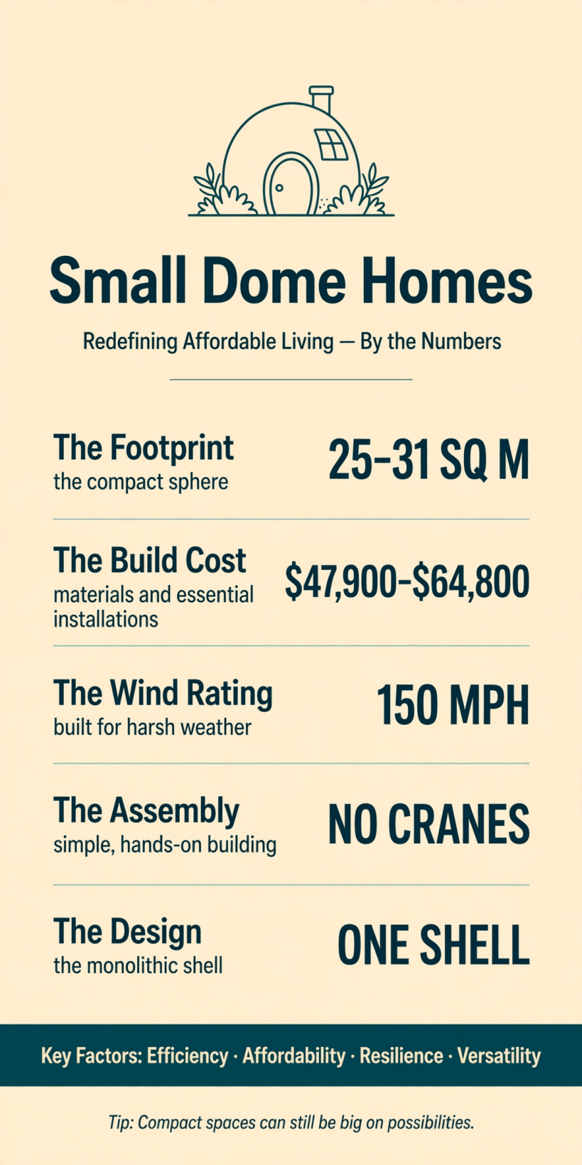 small dome homes