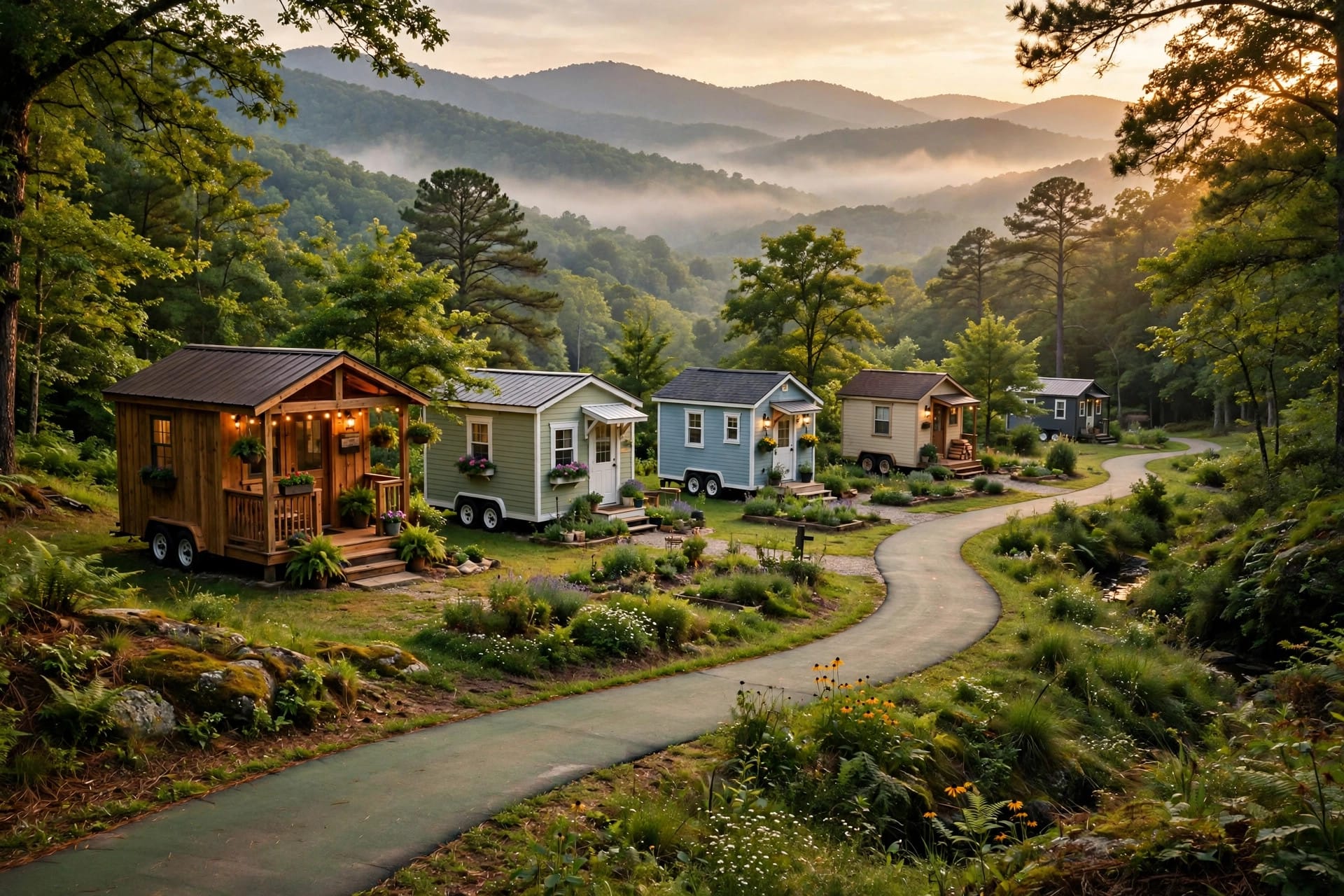 tiny house community in Travelers Rest SC