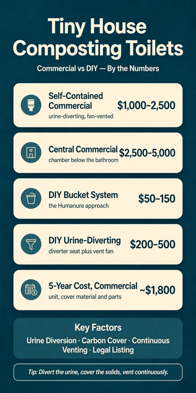 tiny house composting toilets