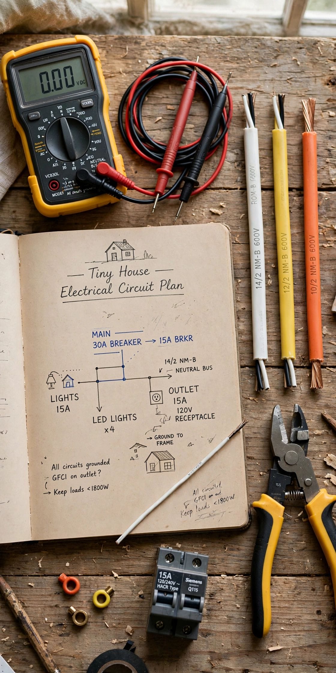 tiny house electrical load planner
