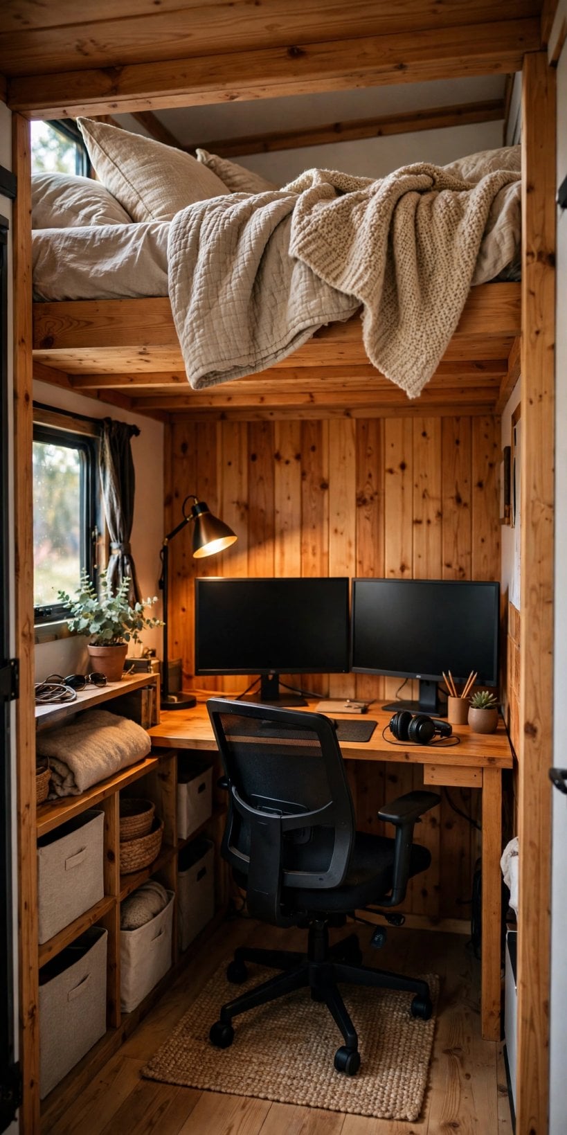 Tiny House Floor Plans with Home Office Spaces