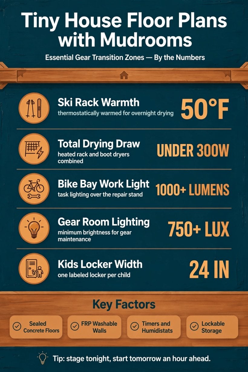 tiny house floor plans with mudrooms