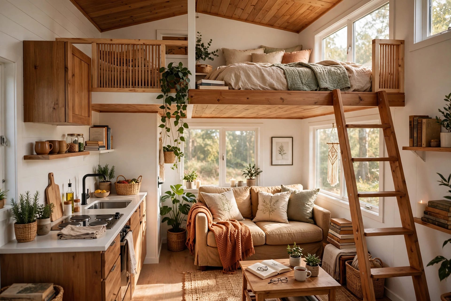 tiny house layouts for couples