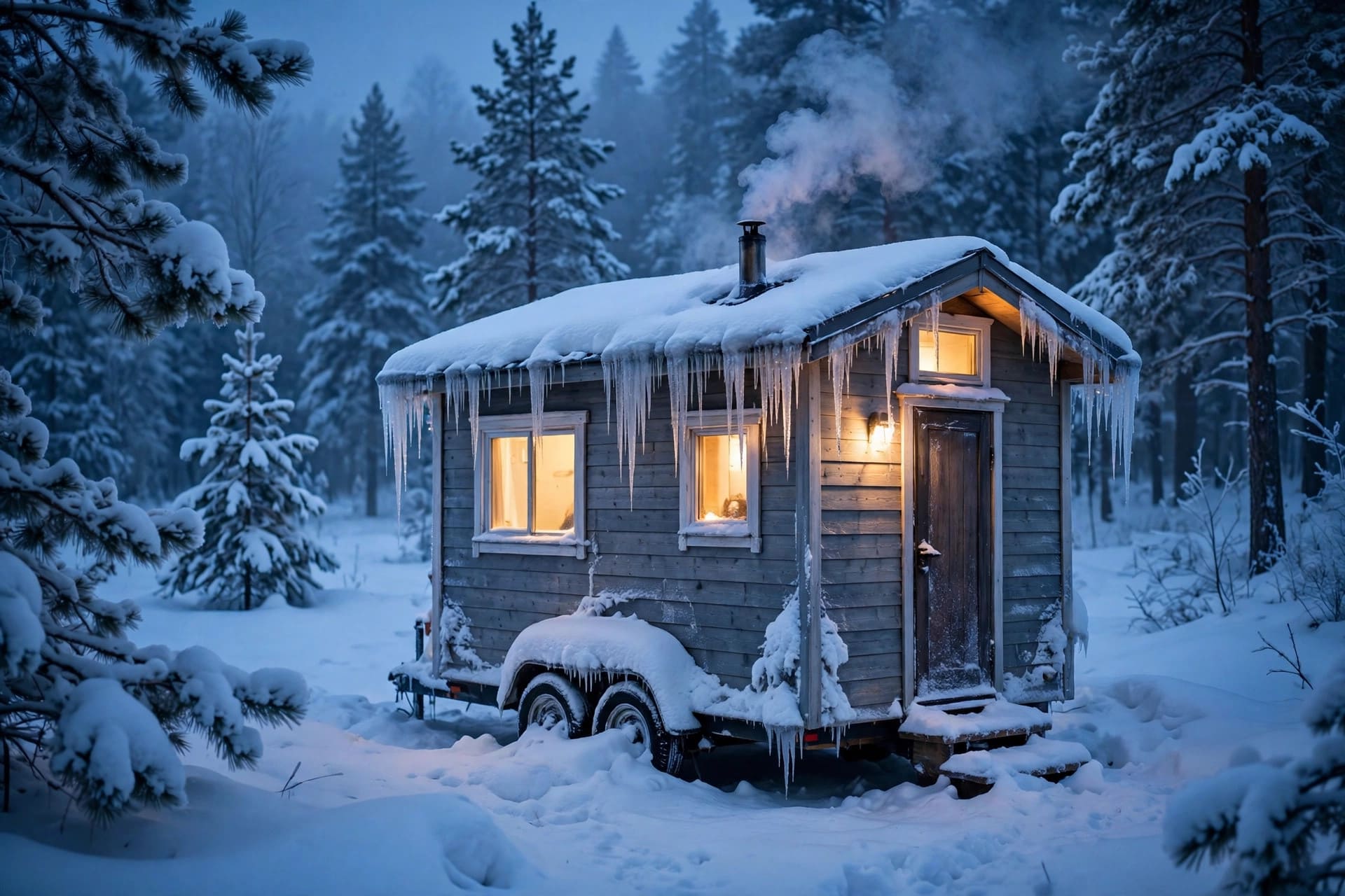tiny house living in cold climates
