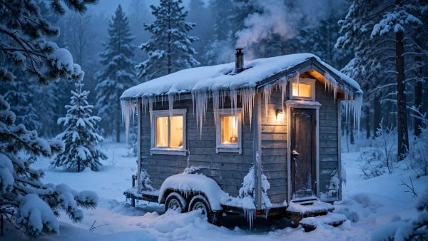 tiny house living in cold climates
