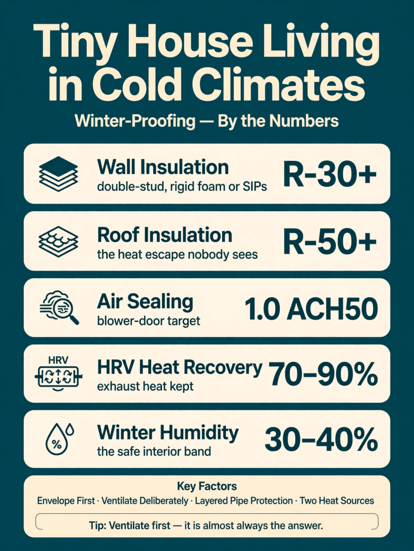 tiny house living in cold climates