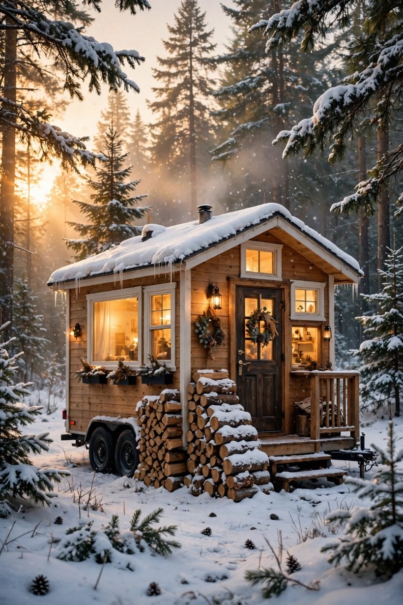 tiny house living in cold climates