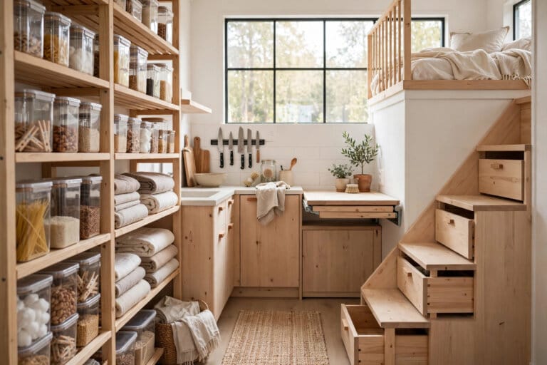 tiny house organization strategies
