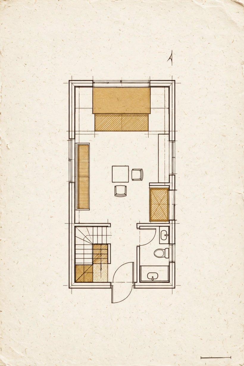 tiny house plans with hidden storage