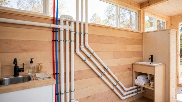 tiny house plumbing layout